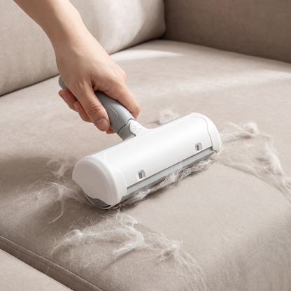 FurSweep Roller — Reusable Pet Hair Remover for Couch, Carpet, Bedding & Clothes