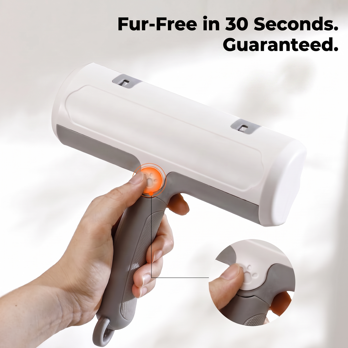 FurSweep Roller — Reusable Pet Hair Remover for Couch, Carpet, Bedding & Clothes